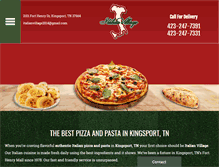 Tablet Screenshot of italianvillage.biz